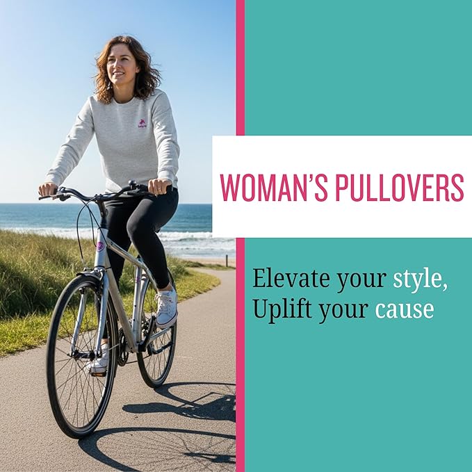 Heather Grey Pullover Women’s Sweatshirt Organic Cotton 80% Polyester 20%