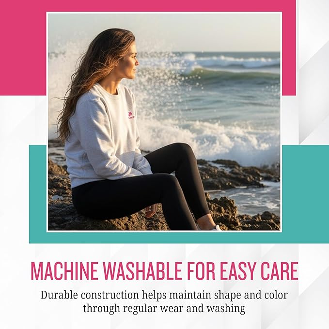 Heather Grey Pullover Women’s Sweatshirt Organic Cotton 80% Polyester 20%