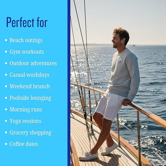 Heather Grey Pullover Men’s Sweatshirt Organic Cotton 80% Polyester 20%