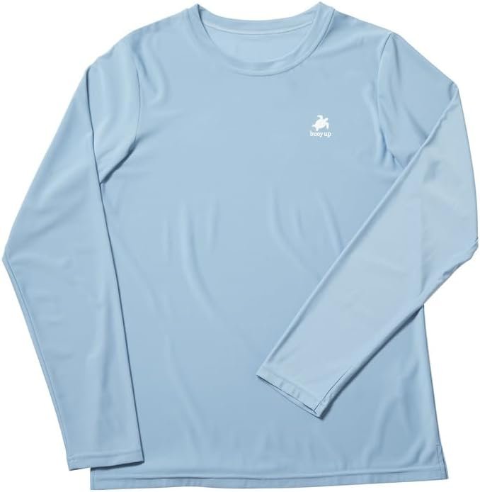 Women’s Buoy Up Recycled Poly Cactus Blue Long Sleeve T-Shirt