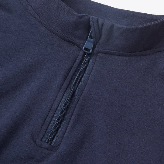Men’s Bamboo Performance Pullover, Navy