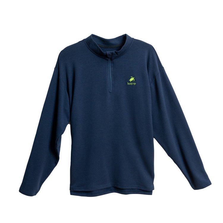 Men’s Bamboo Performance Pullover, Navy